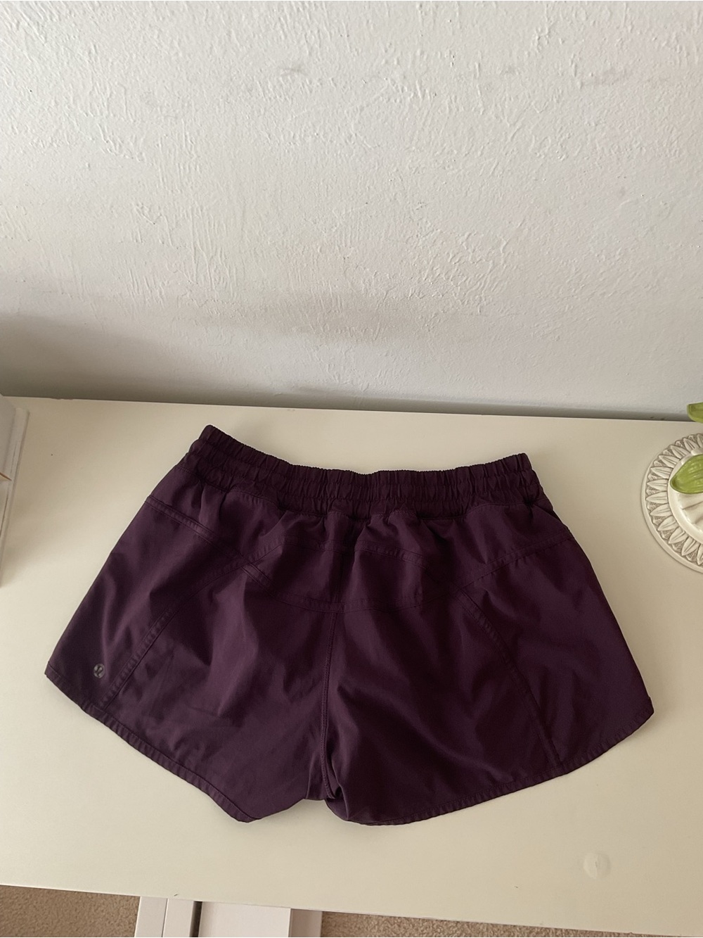 lululemon athletica Women's black cherry tracker IV Running Shorts